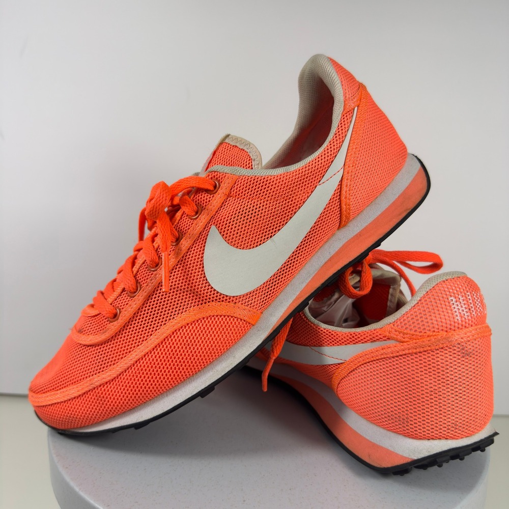 Nike Elite Tape Running Shoes Womens Size 8 Total Crimson Orange Good 580503-810